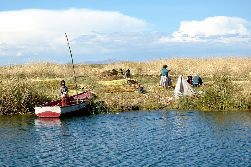 Élet a Titicaca-tóban